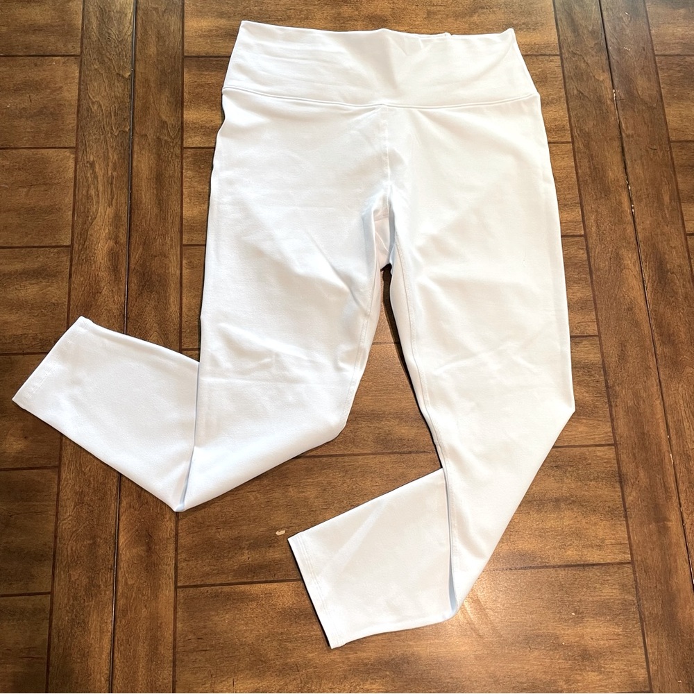 Fabletics - Women’s White Powerhold Leggings, Size L